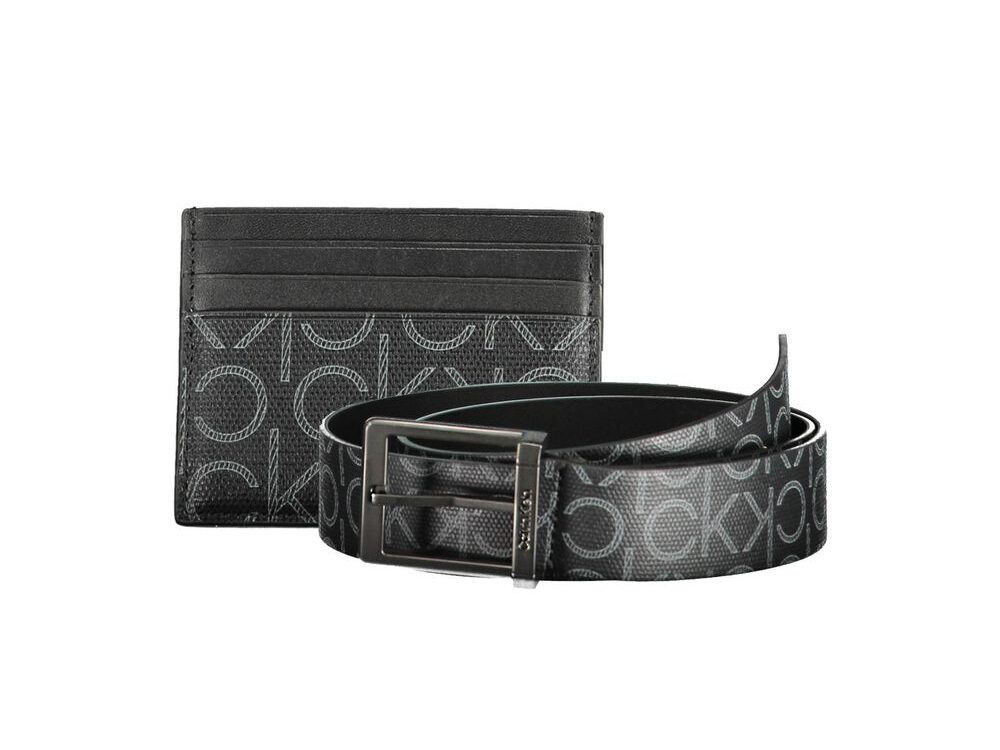 Calvin Klein Nero Poliuretano Men Wallet