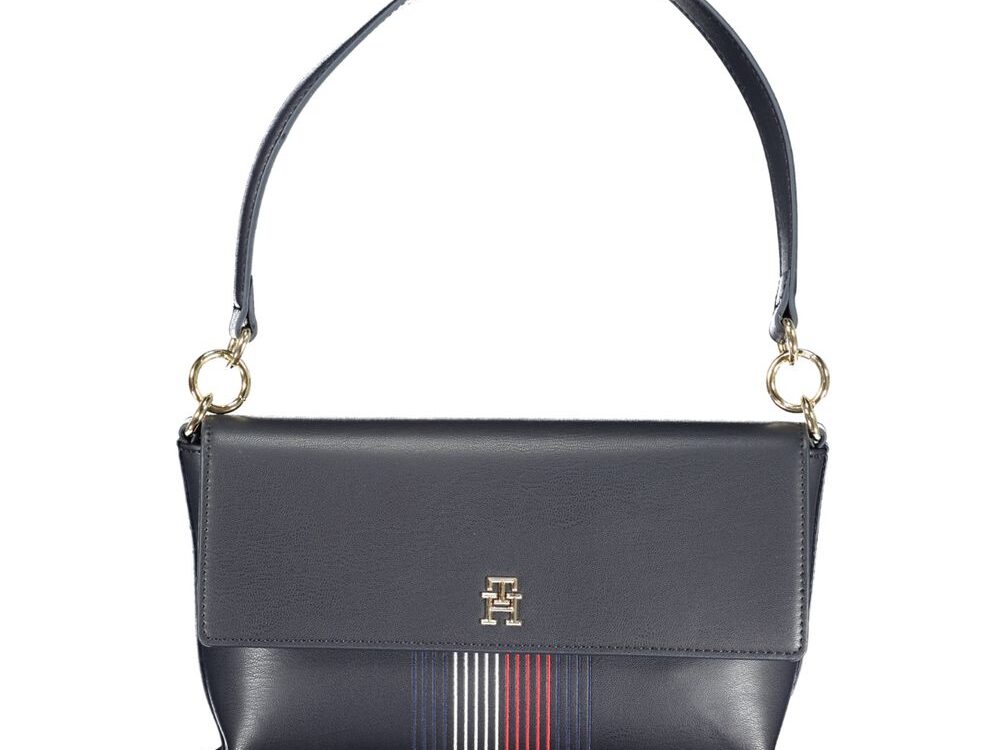 Tommy Hilfiger Blue Polyurethane Women Shoulder Bag