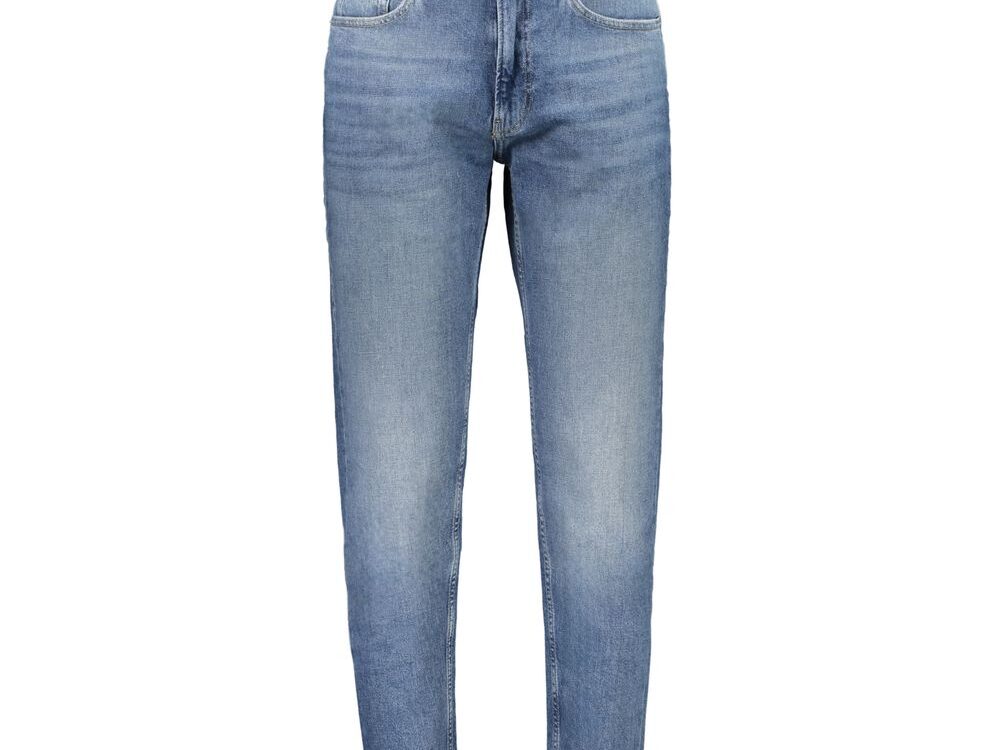 Calvin Klein Blu Cotton Men's Tapered Jean