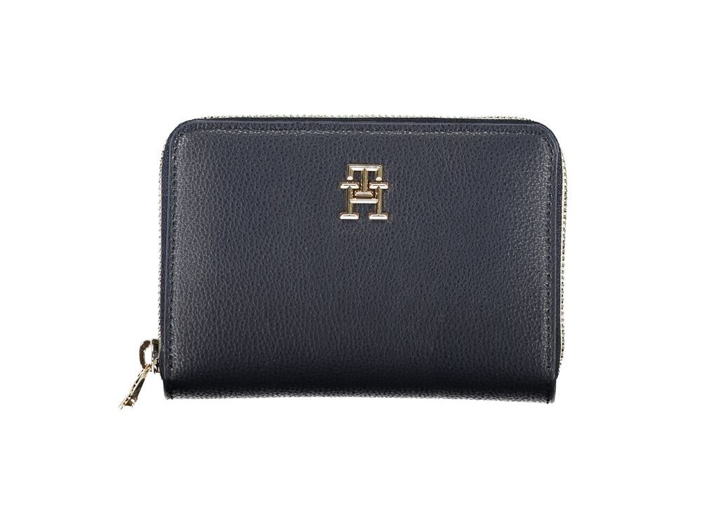 Tommy Hilfiger Blue Polyurethane Women Wallet