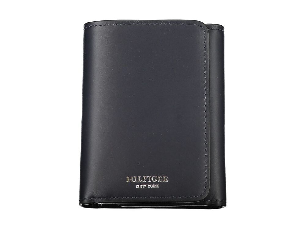 Tommy Hilfiger Blue Leather Men Wallet