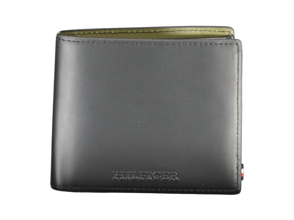 Tommy Hilfiger Black Polyester Men Backpack