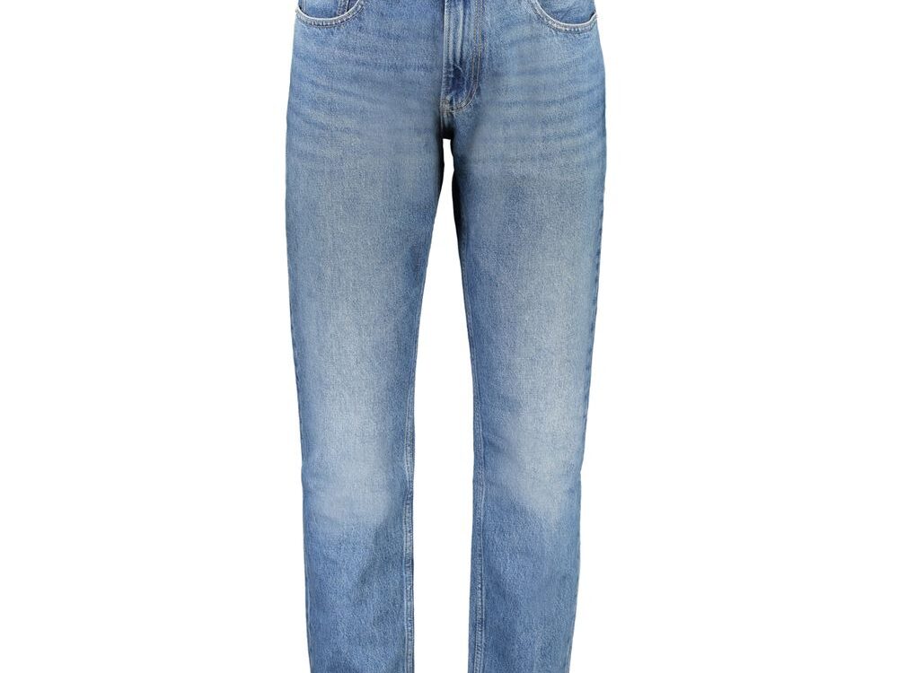 Calvin Klein Blue Cotton Men Jeans