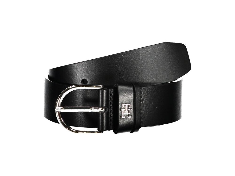 Tommy Hilfiger "Black Leather Women Belt"