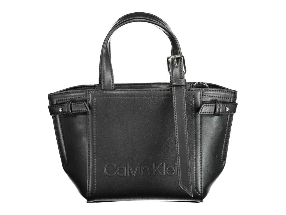 Calvin Klein Black Polyester Women Handbag