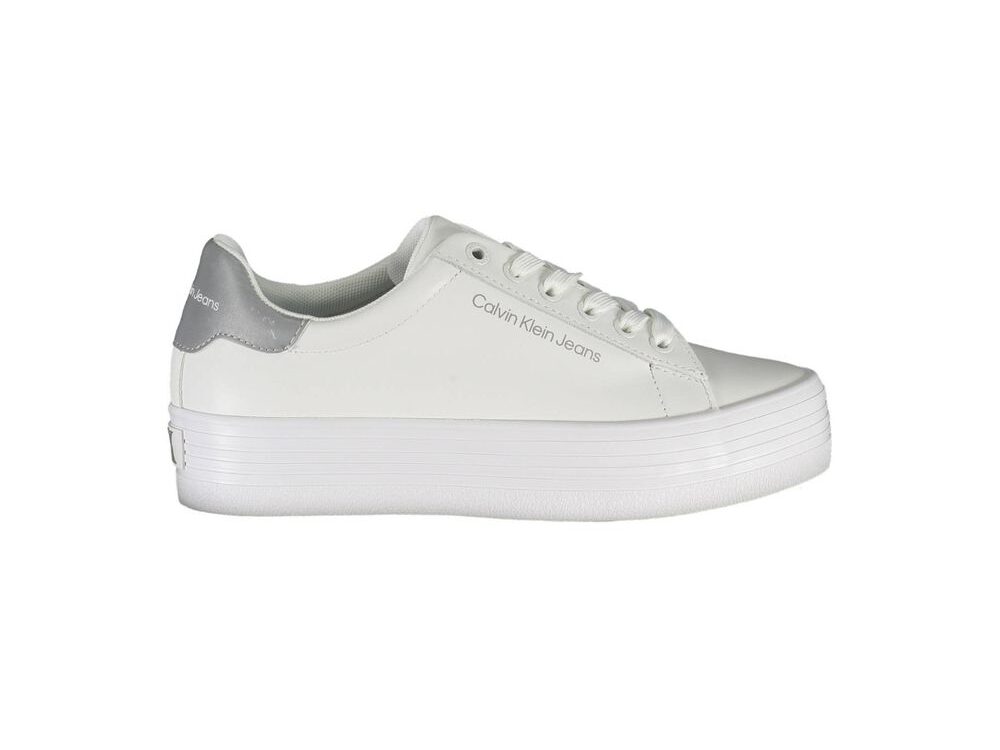 Calvin Klein White Leather Women Sneaker
