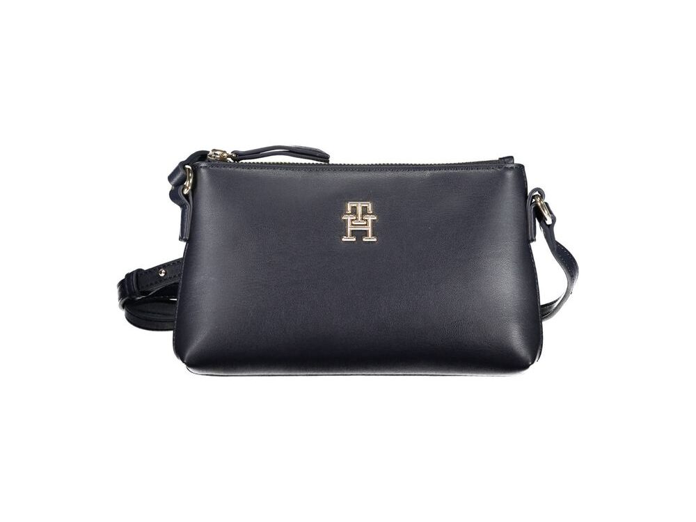 Tommy Hilfiger Blue Polyurethane Women's Shoulder Bag