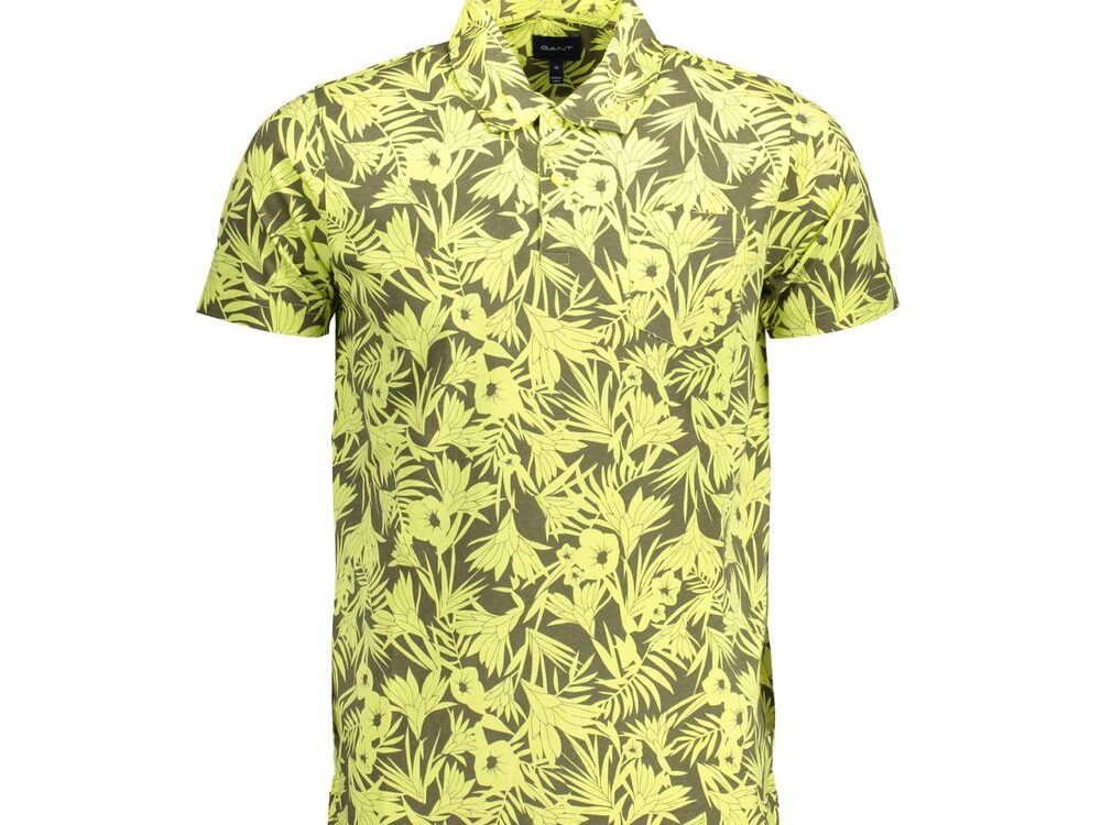 Gant Yellow Cotton Mens Polo Shirt