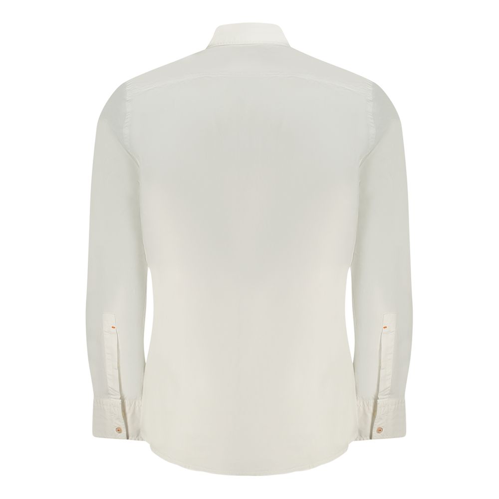 Hugo Boss White Cotton Men Shirt - Image 2