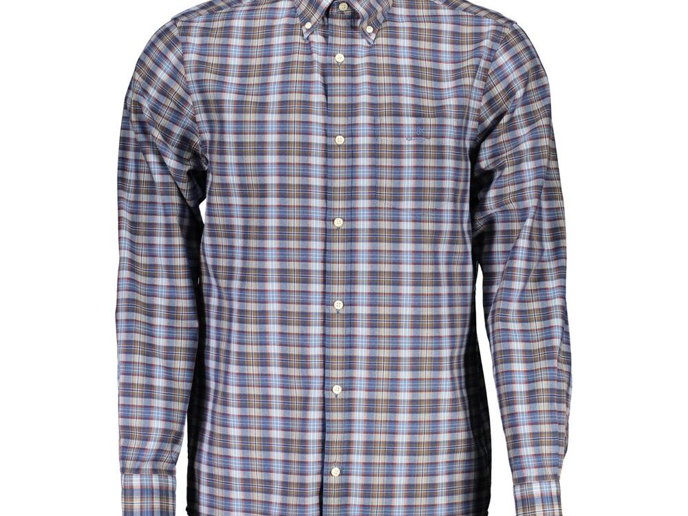 Gant Blue Cotton Men's Shirt