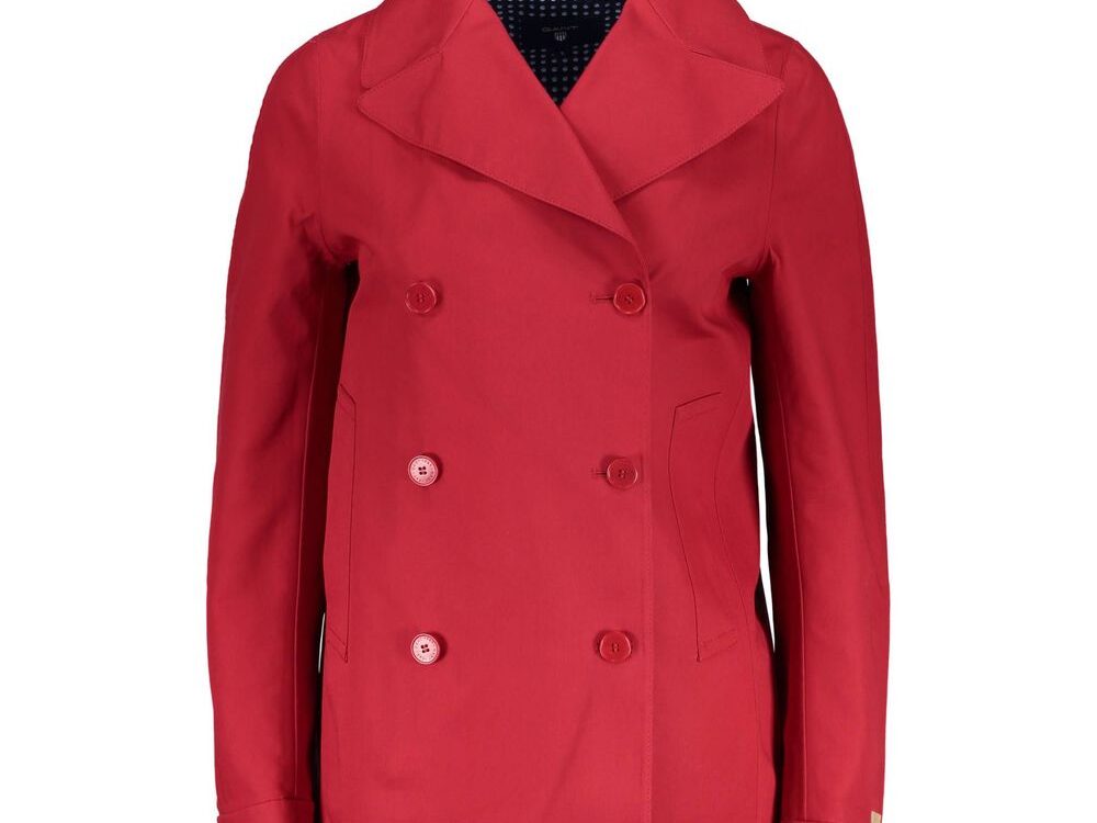 Gant Rosso Cotton Women Jacket