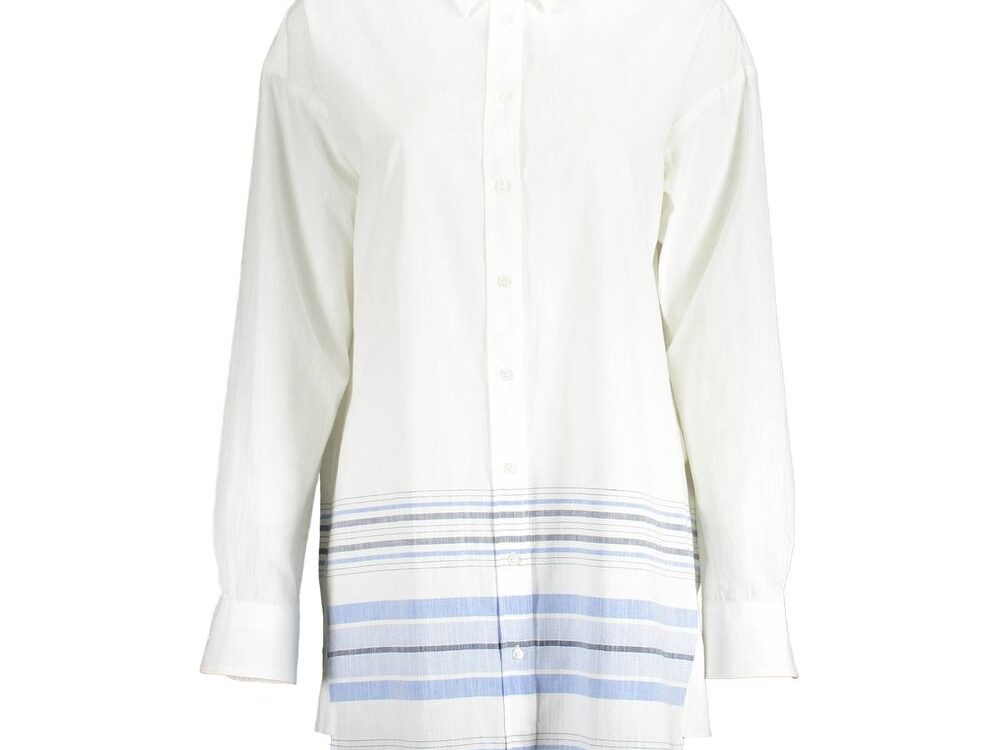 Gant White Cotton Women Shirt