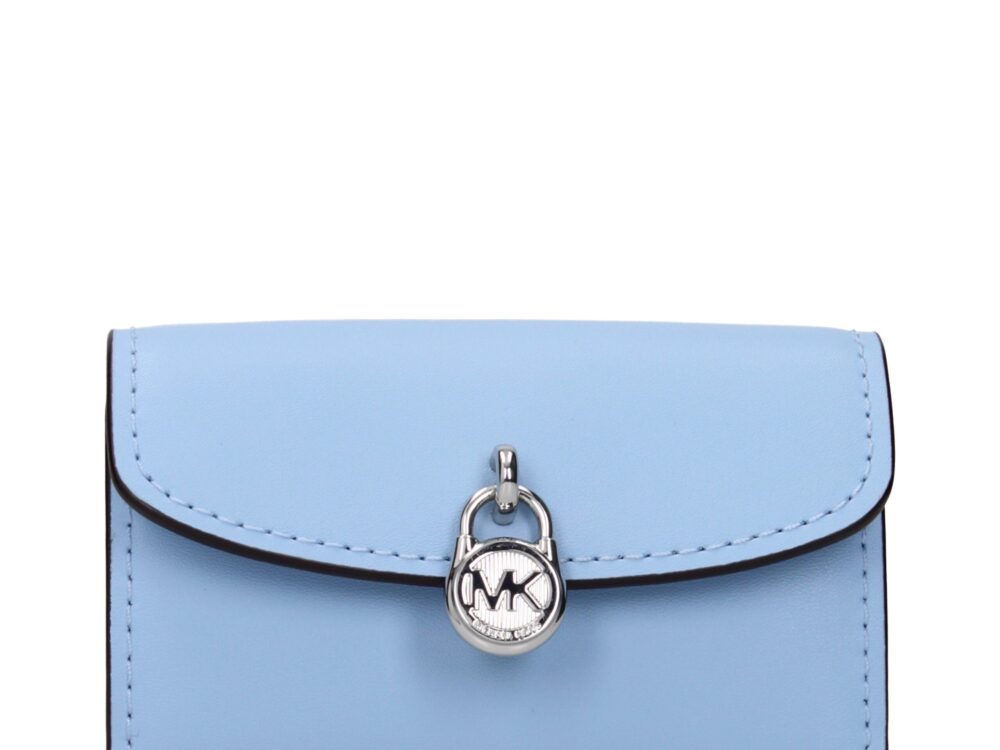 Michael Kors Light Blue Leather Wallet