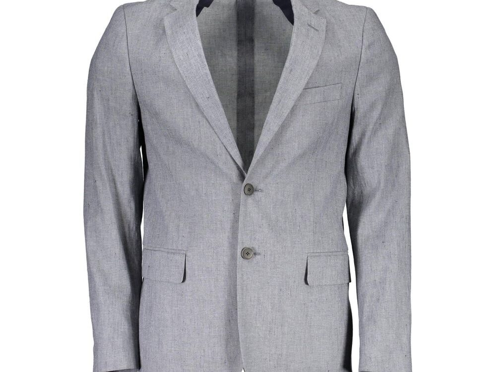 Gant Gray Cotton Blazer