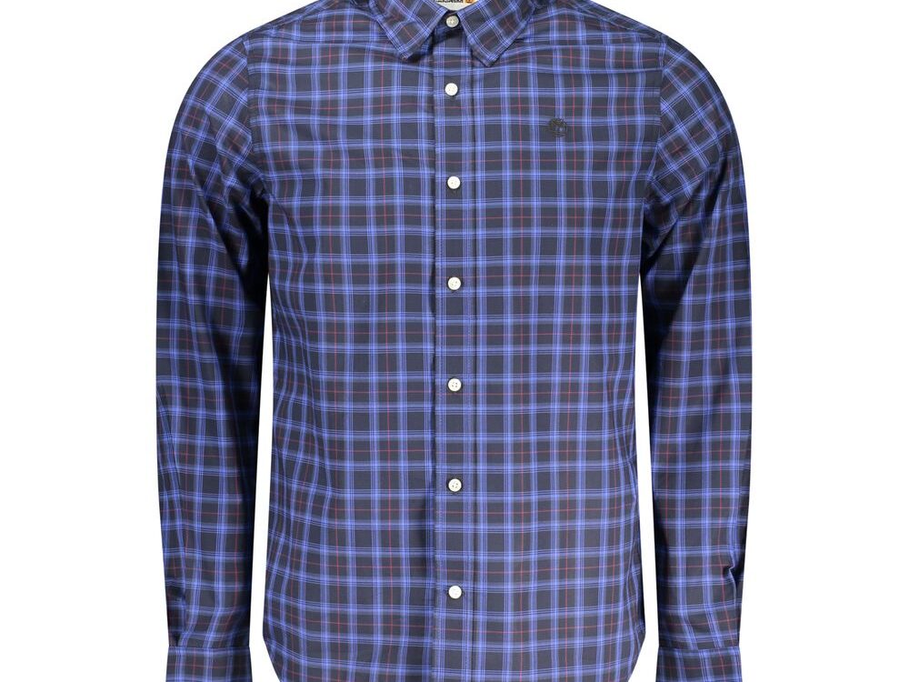 Timberland Blu Cotton Men Shirt