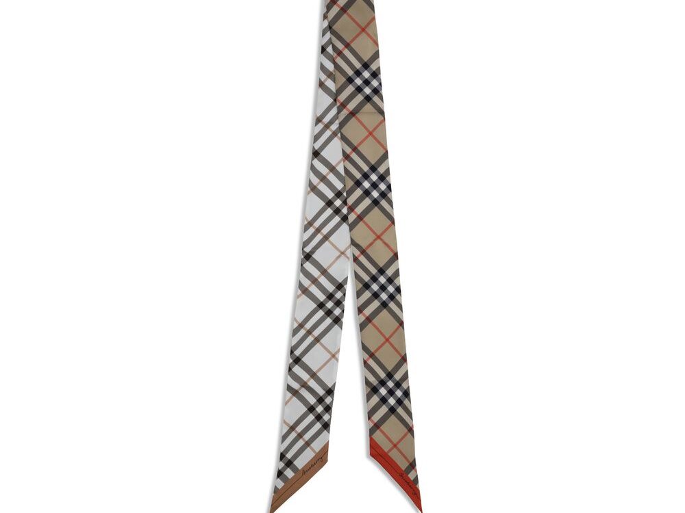 Burberry Multicolor Silk Scarf
