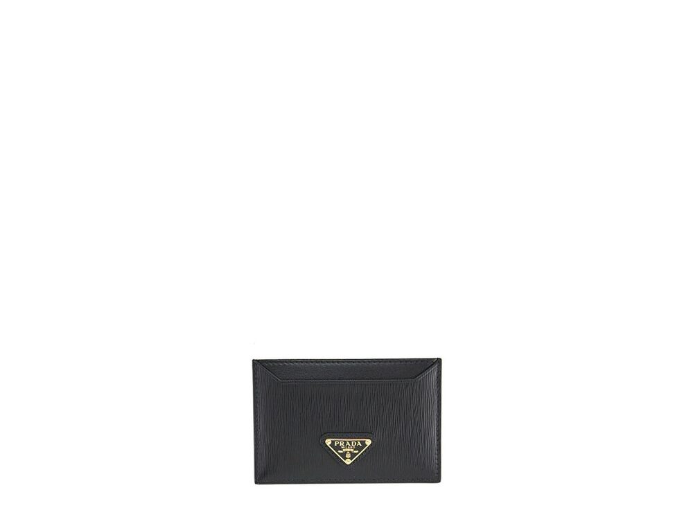 Prada Black Calfskin Cardholder