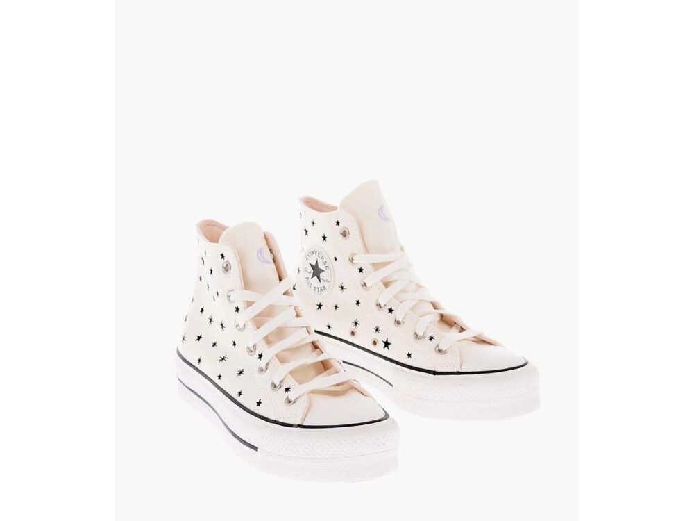 Converse Black And White Canvas High Top Sneakers