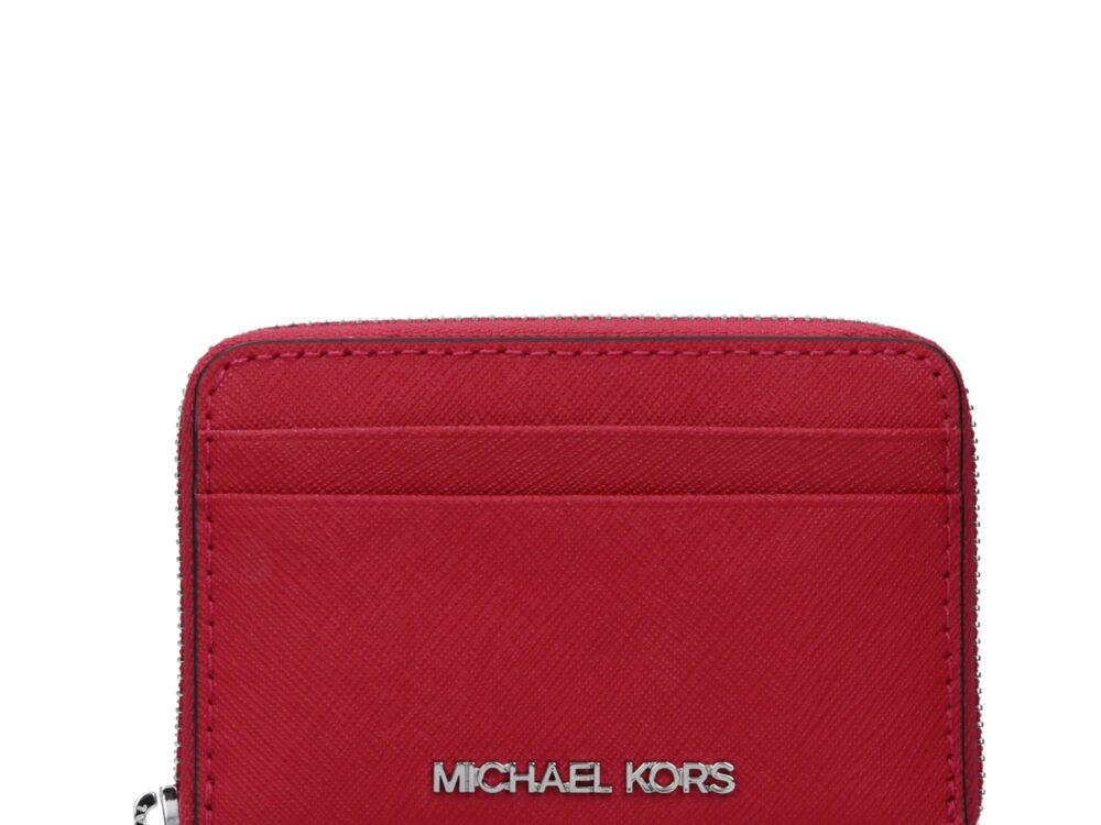 Michael Kors Red Leather Cardholder