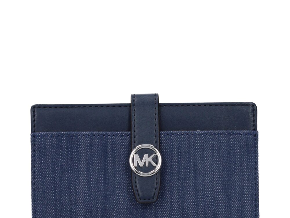 Michael Kors Blue Fabric Wallet