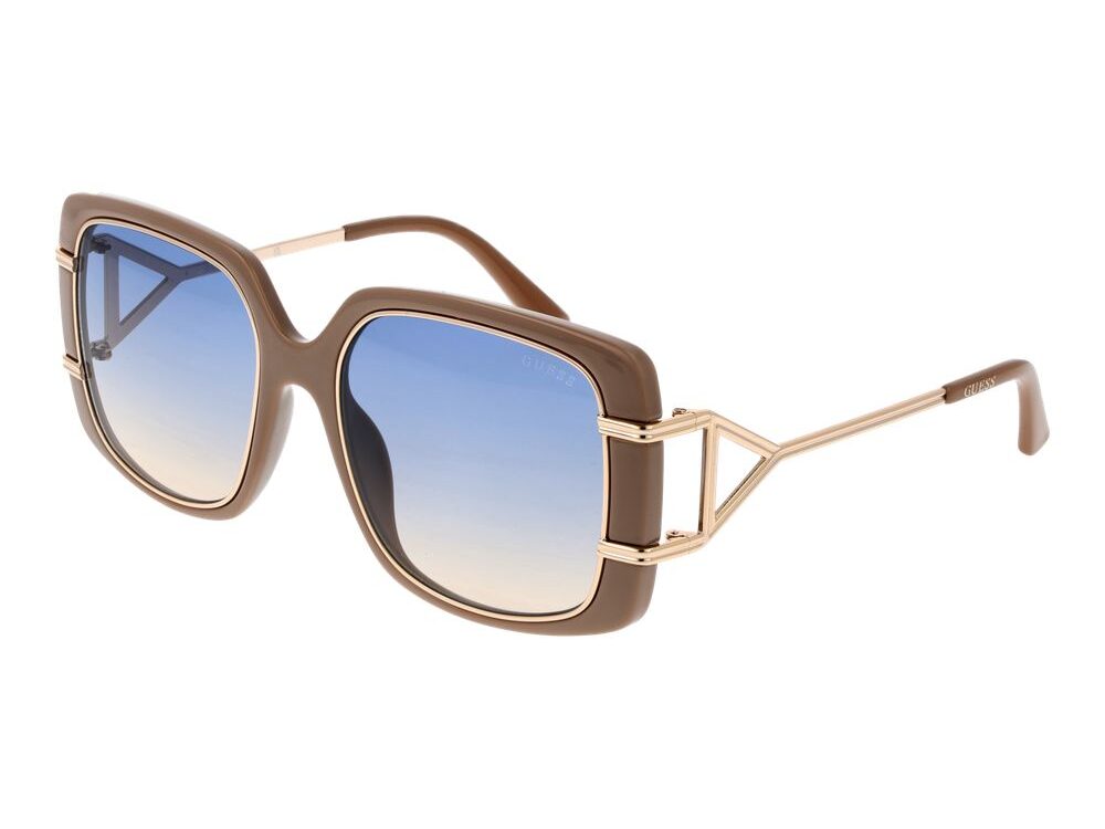 Guess Brown Metal & Plastic Sunglasses