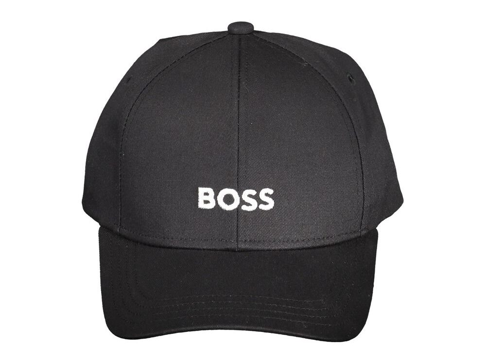 Hugo Boss Black Cotton Men's Visor Hat