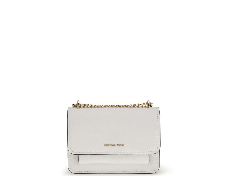Michael Kors White Calf Leather Bos Taurus Wallet