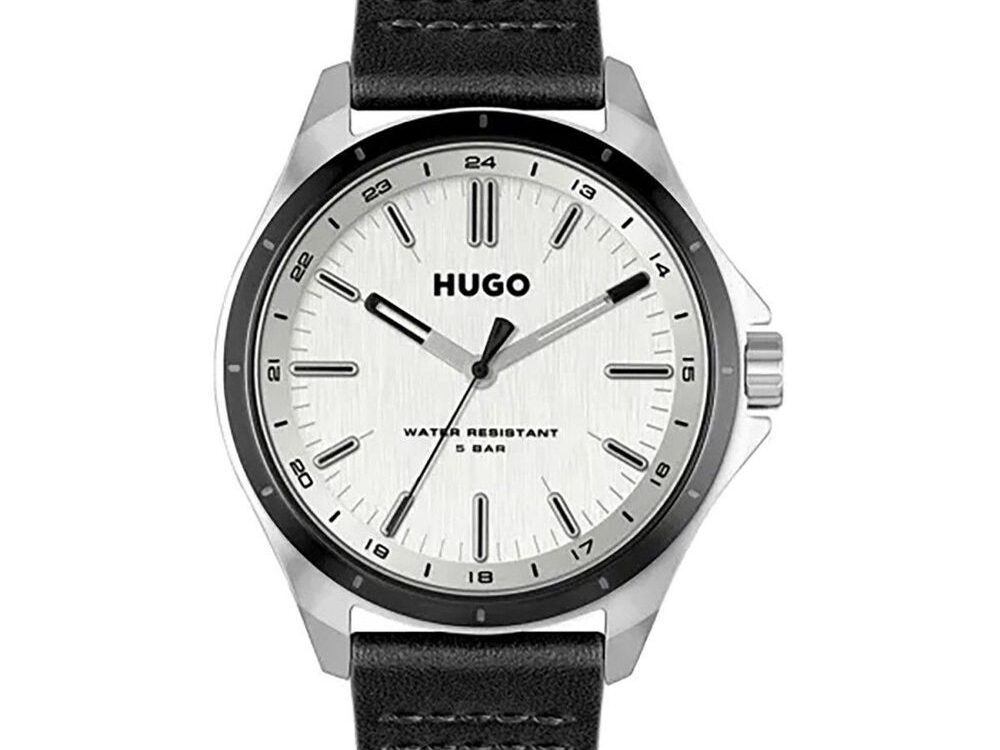 Hugo Boss Black Leather Dress Watch