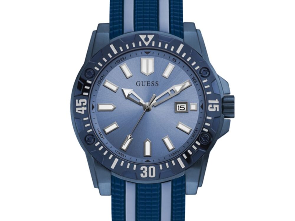 Guess Blue Synthetic Sport Watch