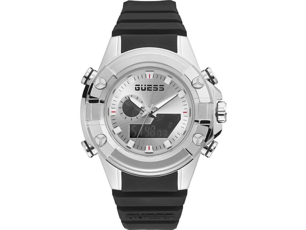 Guess Black Synthetic Sport Watch
