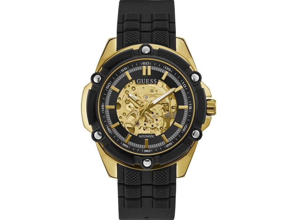 Guess Black Resin Dress Watch
