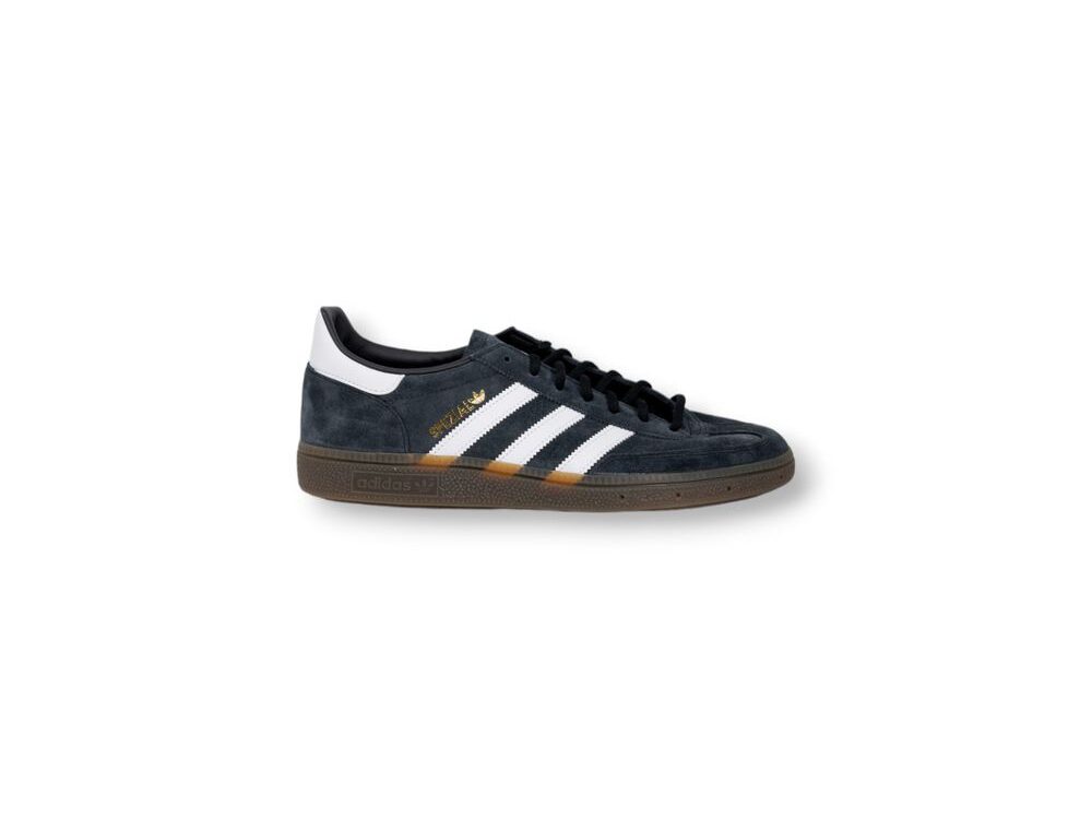 Adidas Originals Black Suede Leather Low Top Sneakers