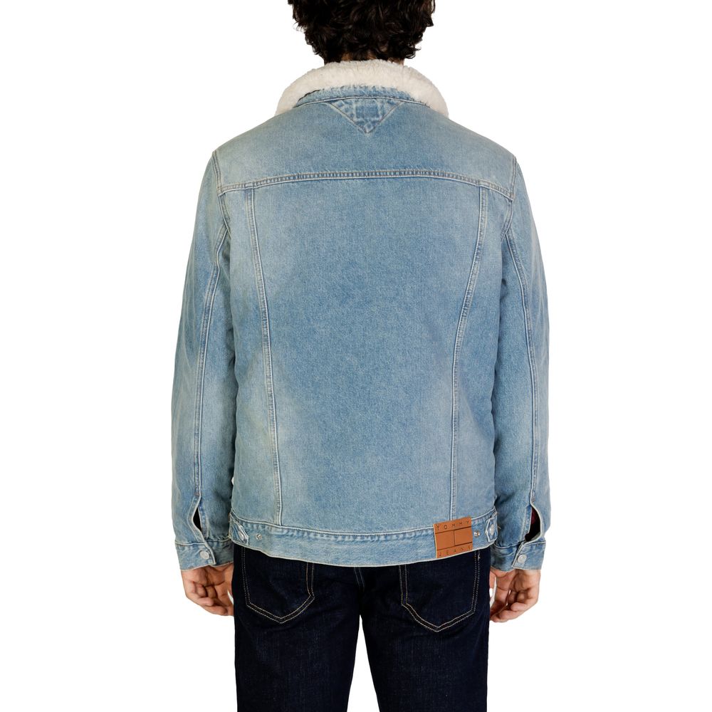 Tommy Hilfiger Jeans Light Blue Cotton Denim Jacket - Image 2