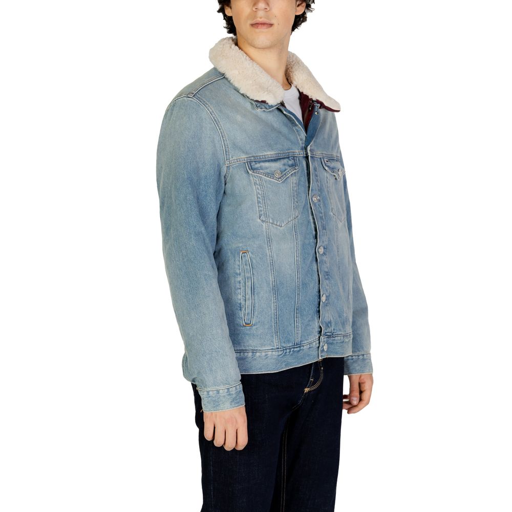 Tommy Hilfiger Jeans Light Blue Cotton Denim Jacket - Image 4