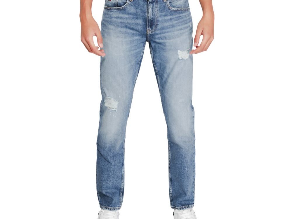 Tommy Hilfiger Jeans Blue Cotton Slim Fit Jeans