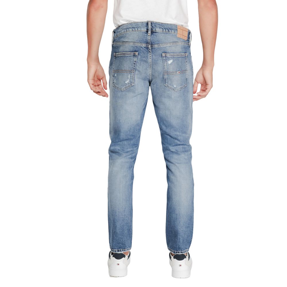 Tommy Hilfiger Jeans Blue Cotton Slim Fit Jeans - Image 2