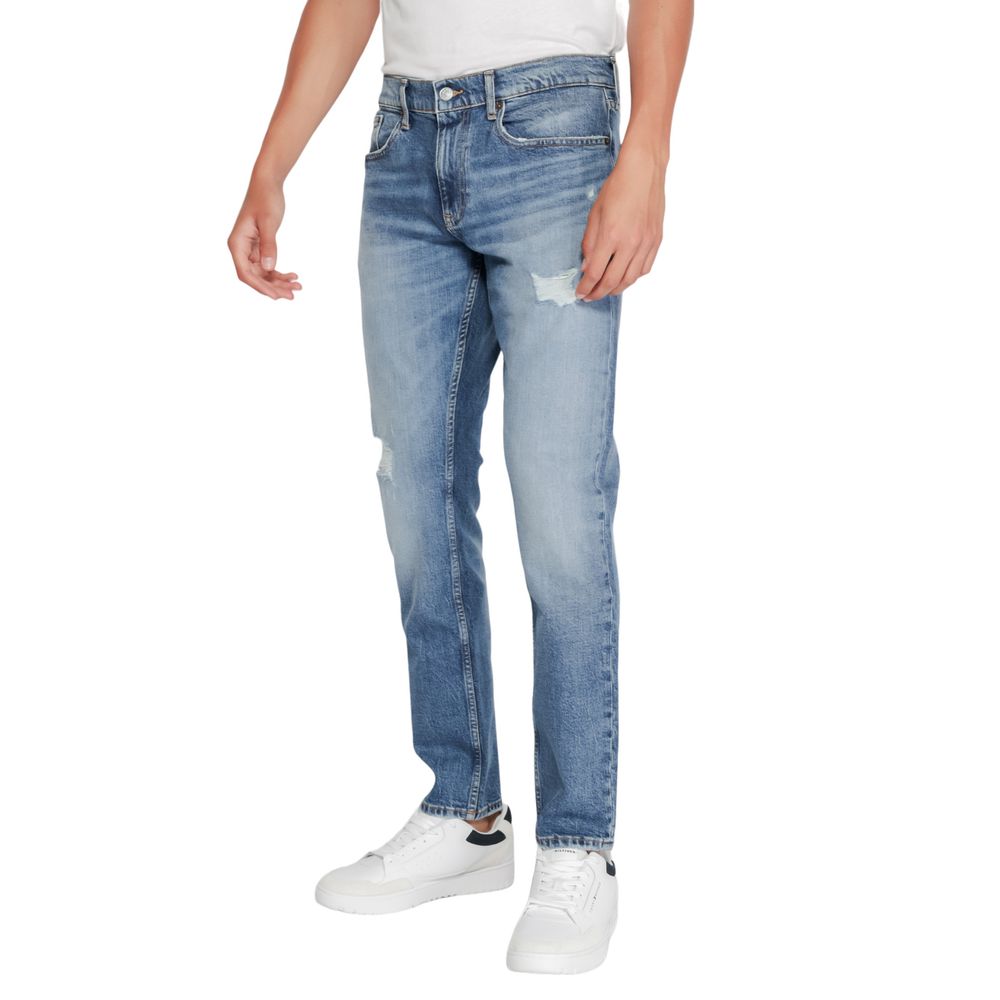 Tommy Hilfiger Jeans Blue Cotton Slim Fit Jeans - Image 3