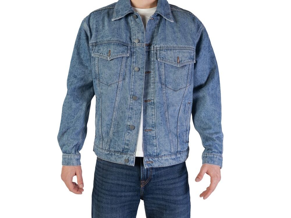 Hugo Boss Light Blue Cotton Denim Jacket