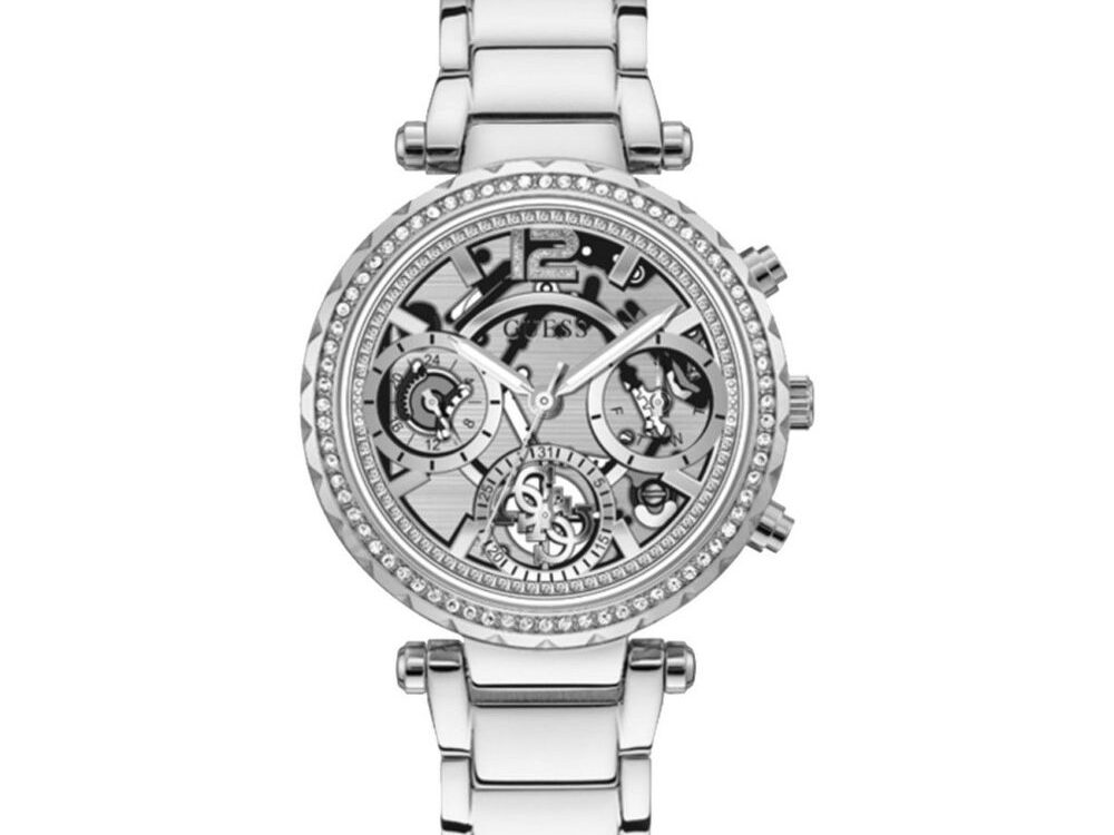 Guess Gray Stainless Steel Dress Watch