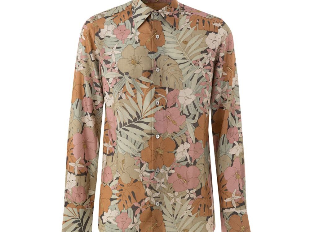 Tom Ford Multicolor Lyocell Pattern Shirt
