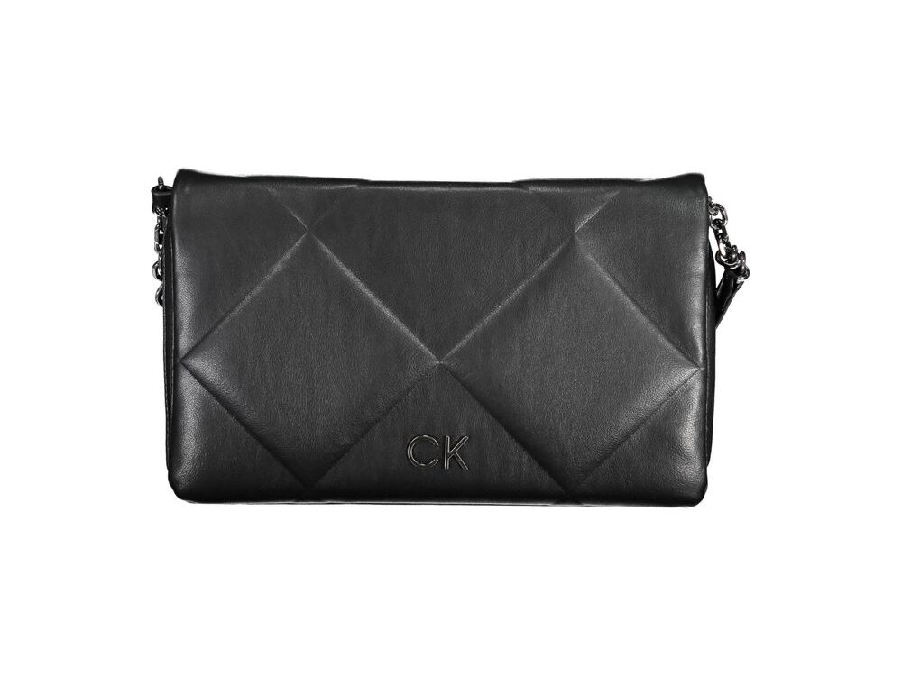 Calvin Klein Black Polyester Women Shoulder Bag