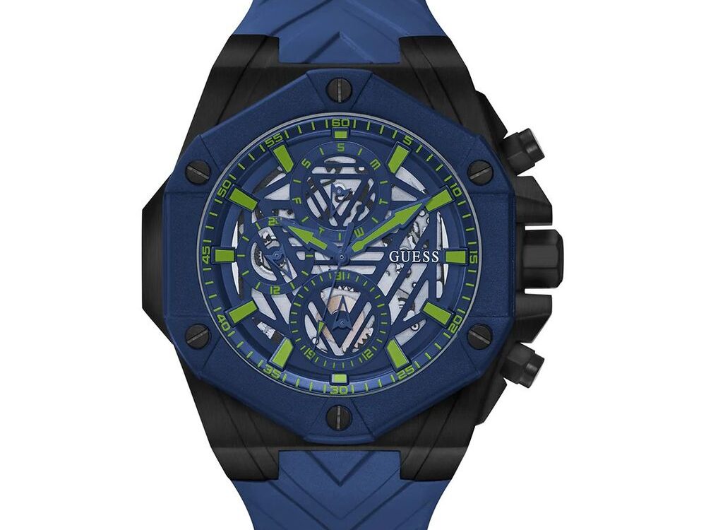 Guess Blue Synthetic Sport Watch