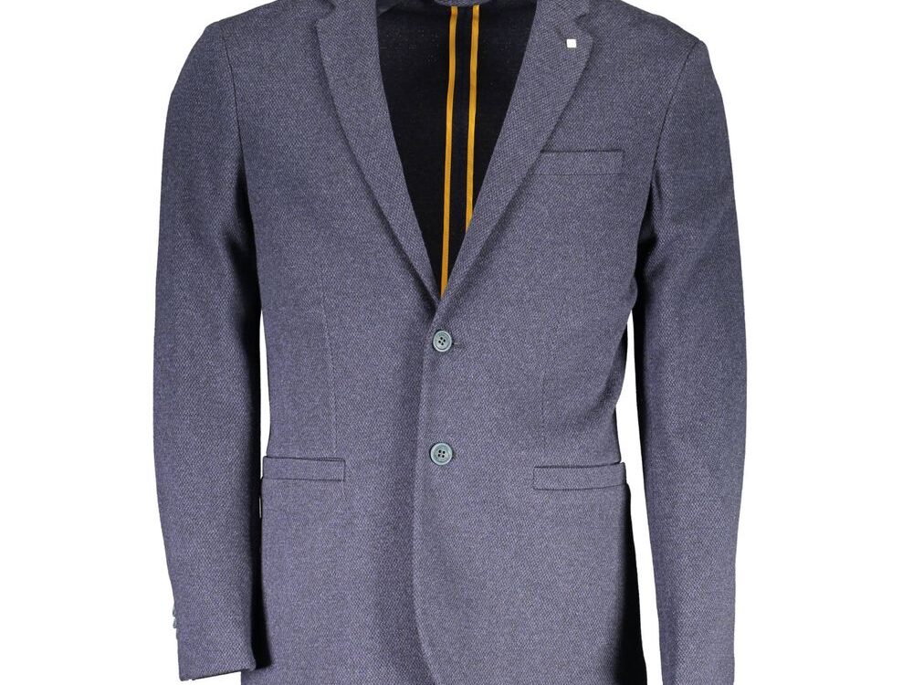 Gant Blue Cotton Blazer Jacket