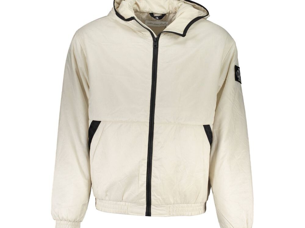 Calvin Klein Beige Recycled Polyester Men's Jacket