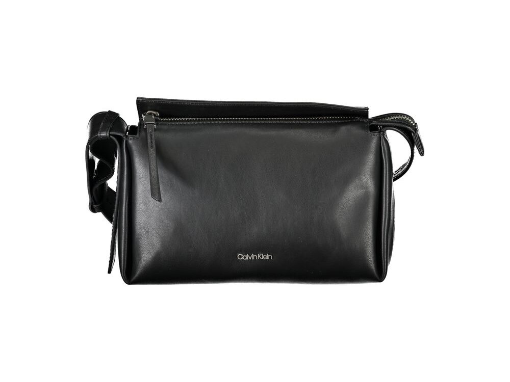 Calvin Klein Black Polyester Women Shoulder Bag