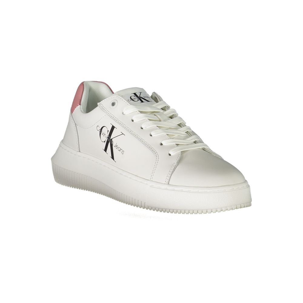Calvin Klein White Leather Women Sneaker - Image 2