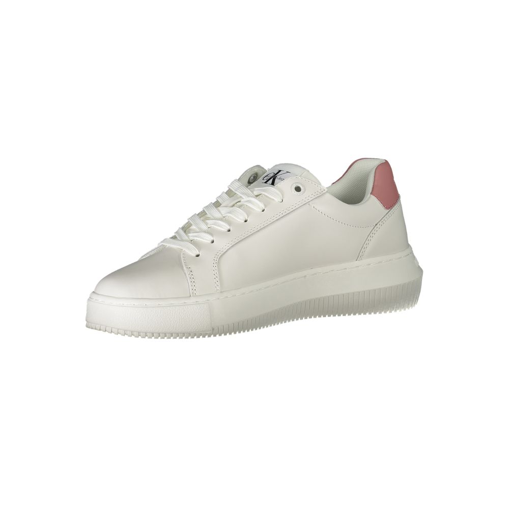 Calvin Klein White Leather Women Sneaker - Image 3