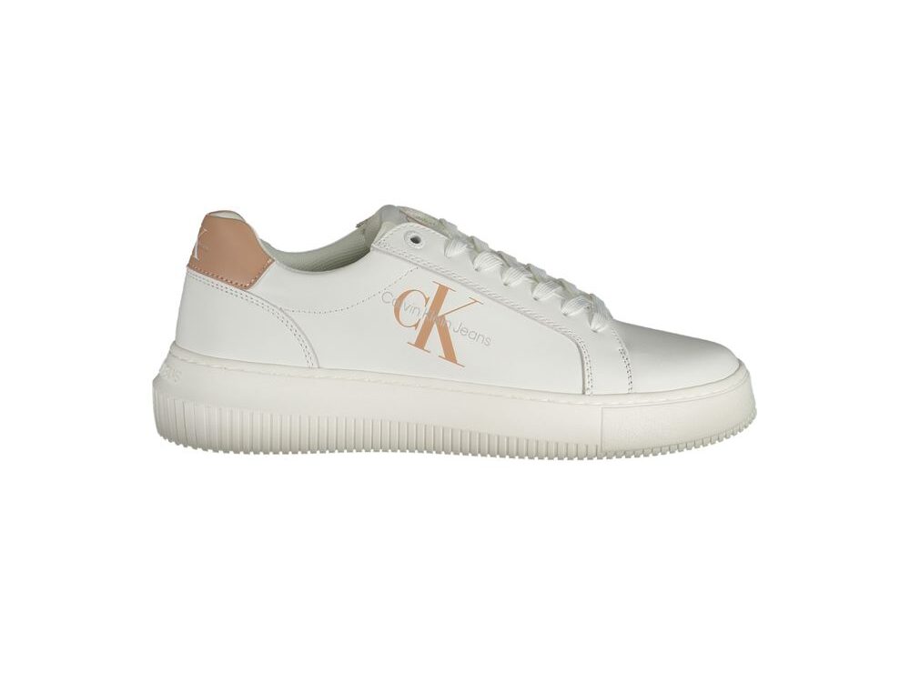 Calvin Klein White Leather Women Sneaker