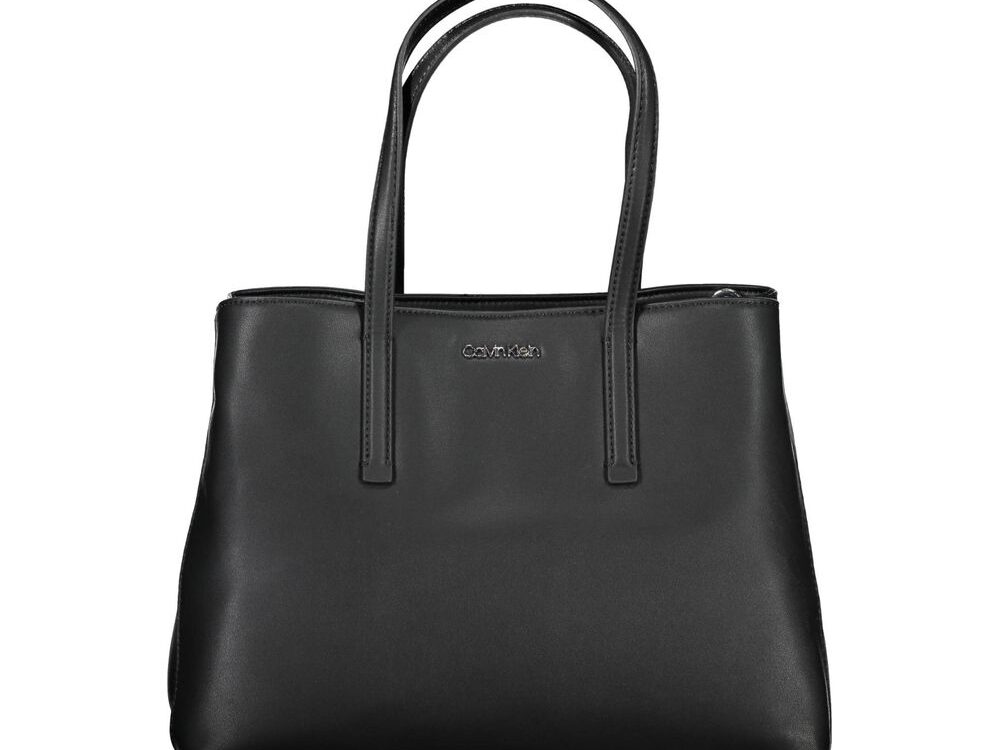 Calvin Klein Black Polyester Women Handbag