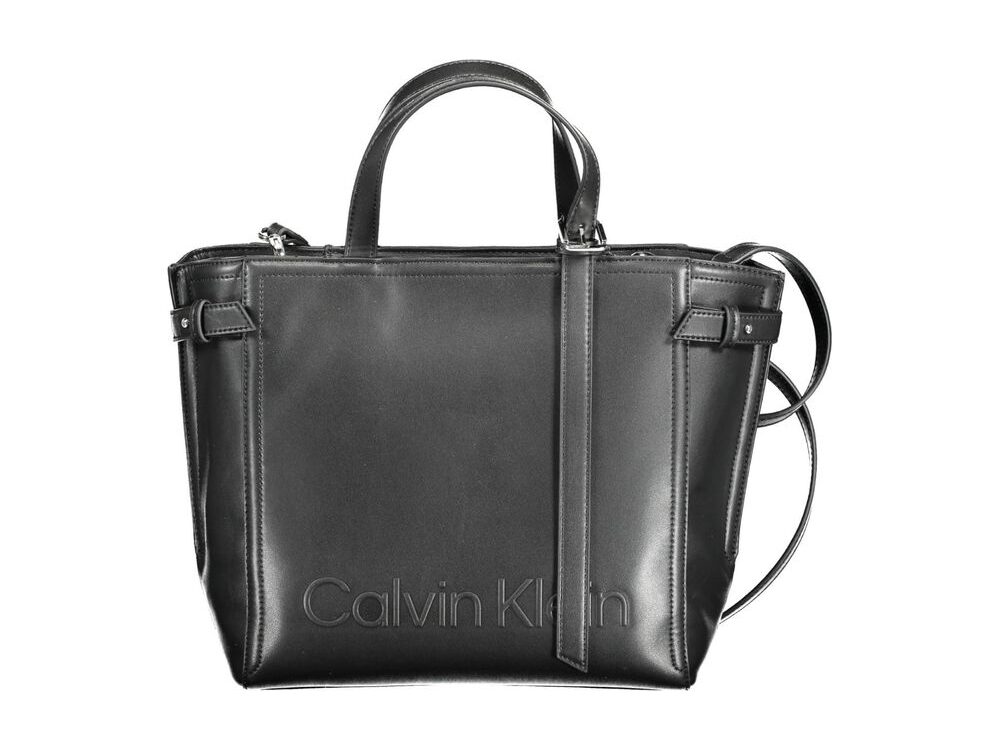 Calvin Klein Black Polyester Women Handbag